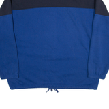 RODEO Womens Sweatshirt Blue 1/4 Zip XL