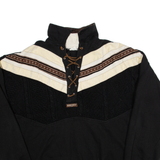 SUN CITY Womens Sweatshirt Black High Neck XL