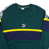 PUMA Mens Sweatshirt Green S