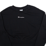 CHAMPION Womens Sweatshirt Black L