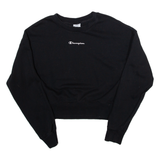 CHAMPION Womens Sweatshirt Black L