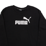 PUMA Womens Sweatshirt Black UK 8