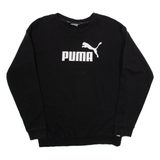 PUMA Womens Sweatshirt Black UK 8