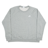 NIKE Womens Sweatshirt Grey 2XL