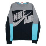 NIKE Mens Sweatshirt Blue S