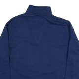 SWITCHER Mens Sweatshirt Blue 1/4 Zip L