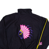 ODLO Womens Sweatshirt Black 1/4 Zip 90s L