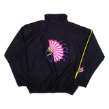 ODLO Womens Sweatshirt Black 1/4 Zip 90s L