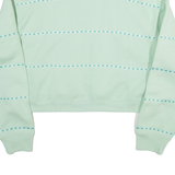 ME. Womens Sweatshirt Green 1/4 Zip L
