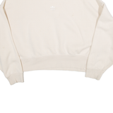 ADIDAS Womens Sweatshirt Cream UK 4