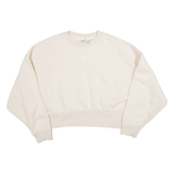 ADIDAS Womens Sweatshirt Cream UK 4