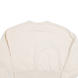ADIDAS Womens Sweatshirt Cream UK 4