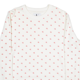 CALVIN KLEIN JEANS Womens Sweatshirt White Roll Neck M