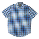 TIMBERLAND Mens Shirt Blue Check M