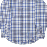 TOMMY HILFIGER Mens Shirt Blue Check Long Sleeve M