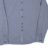 DKNY Mens Plain Shirt Grey Long Sleeve XL