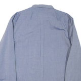 DKNY Mens Plain Shirt Grey Long Sleeve XL