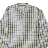 LEVI'S Mens Shirt Blue Check Long Sleeve S