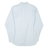 TIMBERLAND Mens Plain Shirt Blue Long Sleeve S