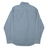 TOMMY HILFIGER Mens Shirt Blue Striped Long Sleeve 2XL