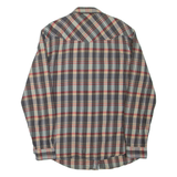 WRANGLER Mens Shirt Grey Check Long Sleeve 2XL