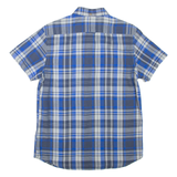 WRANGLER Slim Fit Mens Shirt Blue Check M