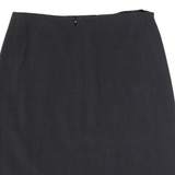 JIGSAW Womens Pencil Skirt Grey Knee Length Wool UK 10