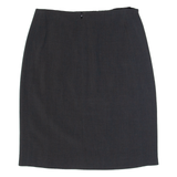 JIGSAW Womens Pencil Skirt Grey Knee Length Wool UK 10