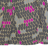 BODEN Womens Straight Skirt Grey Knee Length Viscose Spotted UK 10