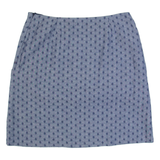 LAURA ASHLEY Womens Straight Skirt Black Short Polka Dot UK 12