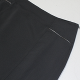 LAURA ASHLEY Womens Straight Skirt Black Short UK 12