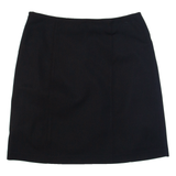 LAURA ASHLEY Womens Straight Skirt Black Short UK 12