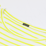 JOSEPH Womens Oversized Top Yellow Long Sleeve Striped S