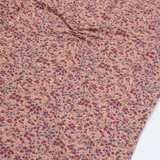 FAT FACE Womens Printed Top Pink V-Neck Long Sleeve Floral UK 12