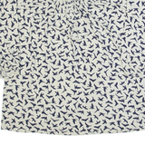 PHASE EIGHT Bird Deisgn Womens Printed Top Cream Long Sleeve UK 12