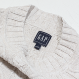 GAP Womens Jumper Beige Cable Knit M