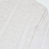 GAP Womens Jumper Beige Cable Knit M