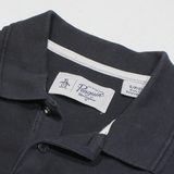 ORIGINAL PENGUIN Mens Polo Shirt Black Short Sleeve S