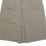 Womens A-Line Skirt Green Midi M