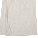 Womens Pencil Skirt Beige Midi M