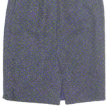 Womens Pencil Skirt Purple Midi S