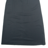 Womens A-Line Skirt Black Long M