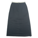 Womens A-Line Skirt Black Long M
