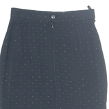 ANITA SOMMER Womens Pencil Skirt Black Knee Length Polka Dot S