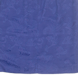 Womens Straight Skirt Blue Knee Length Floral M