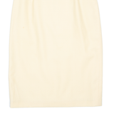 Womens Pencil Skirt Yellow Midi S