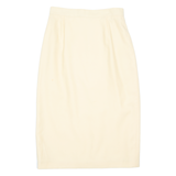 Womens Pencil Skirt Yellow Midi S