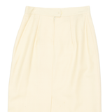 Womens Pencil Skirt Yellow Midi S