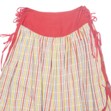 MARIE PIERRE TATTARACHI Womens A-Line Skirt Red Midi Striped S