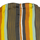 ZARA Womens Blouse Yellow Sleeveless Crazy Pattern L